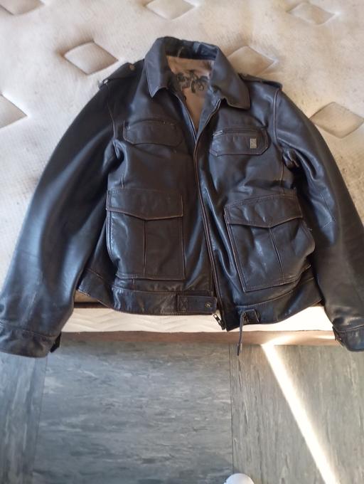 Buy & Sell Upper Cambourne South Cambridgeshire - Photos for Official Norton Brown Leather Jacket