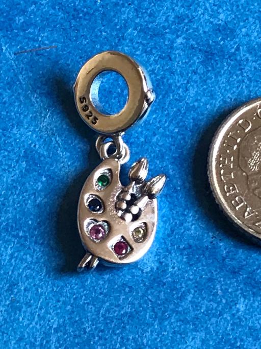 Buy & Sell Heaton Mersey Stockport - Photos for Genuine 925 silver Art palette charm