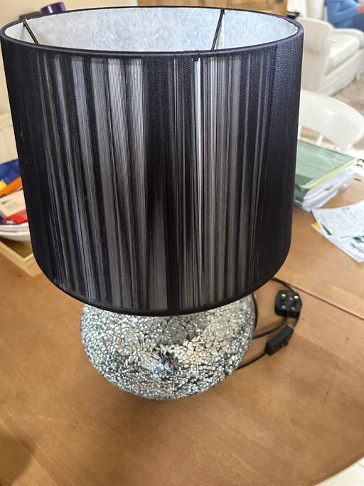 Buy & Sell Plumstead South East London - Photos for Black lamp shade Mosaic lampstand