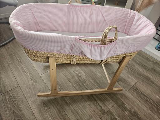 Buy & Sell Kitts Green Birmingham - Photos for Claire de lune moses basket with rocker stand