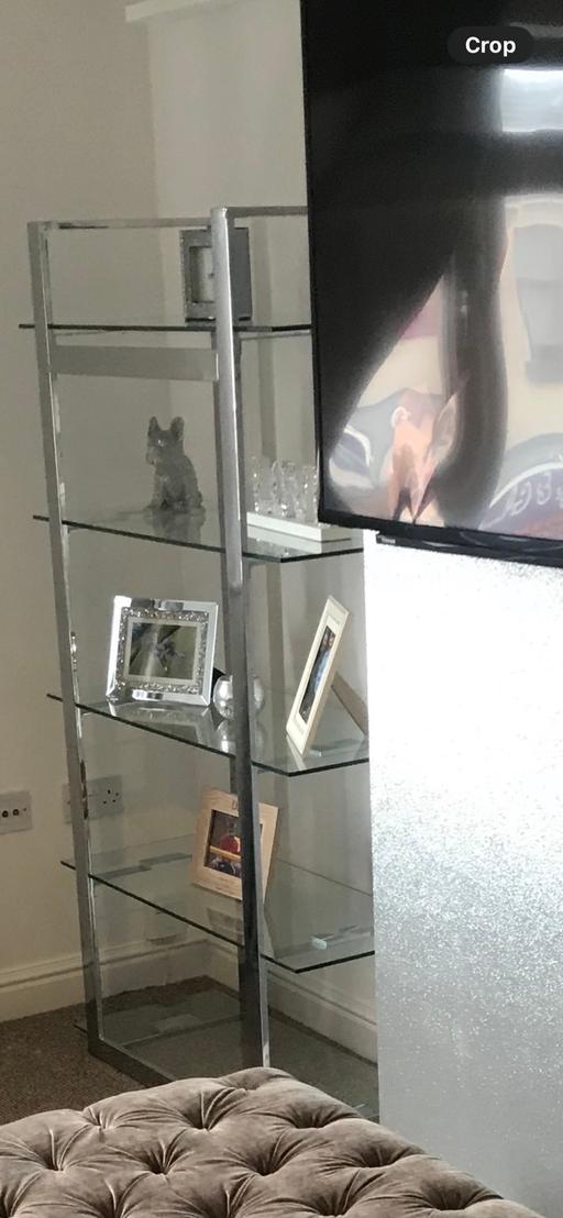 Buy & Sell Southport Sefton - Photos for Glass and chrome shelves and matching table