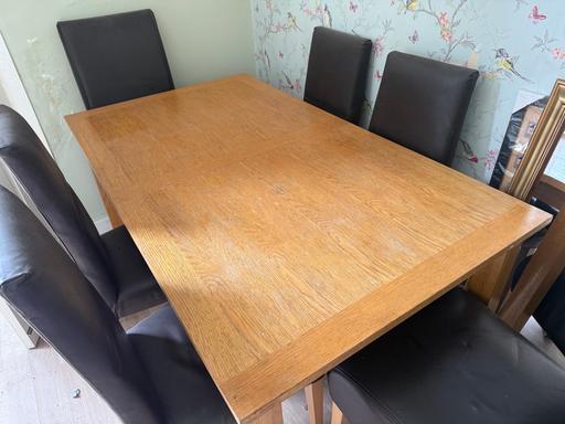 Buy & Sell Boothstown Salford - Photos for Wooden Table with 6 chairs