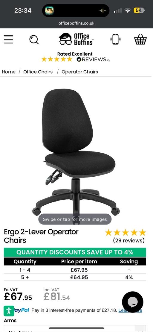 Buy & Sell Bromley East London - Photos for Office chair