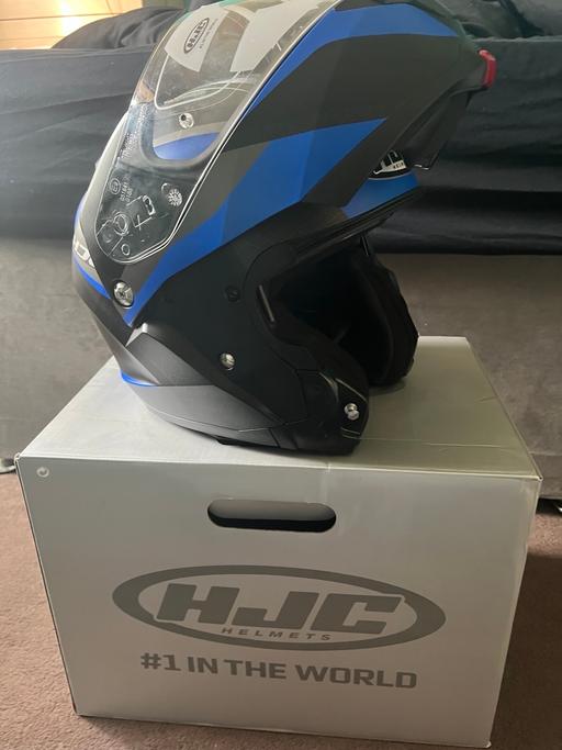 Vehicles St Helier South West London - Photos for HJC C91 TALY BLUE HELMET (SIZE L)