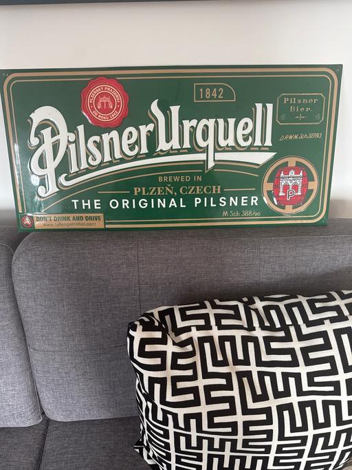 Buy & Sell Alrewas Lichfield - Photos for Man Cave Sign - Beer Pilsner Urquell