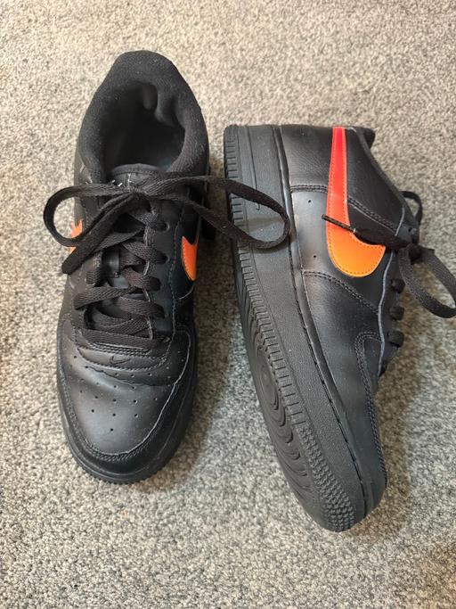 Buy & Sell Tottenham Green North London - Photos for Nike Air Force 1 Black & Magma Orange