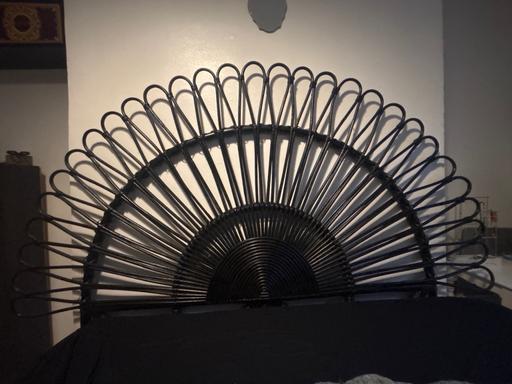 Buy & Sell Plumstead South East London - Photos for Stylish black wooden headboard