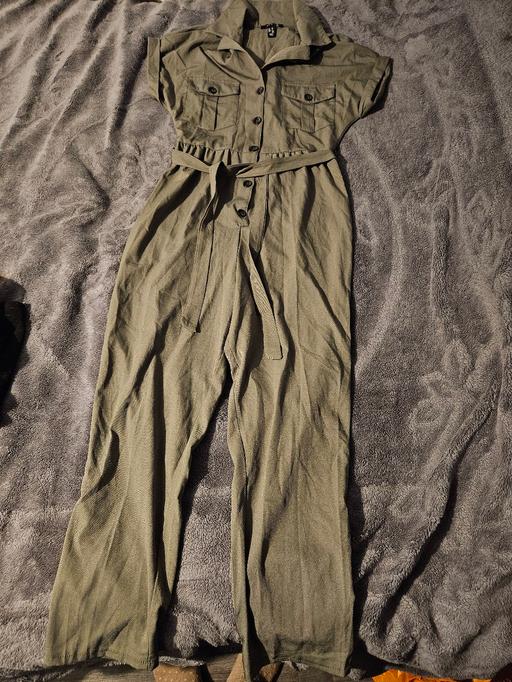Buy & Sell Upper Holloway North London - Photos for Ladies Lush Khaki Jumpsuit Size 10