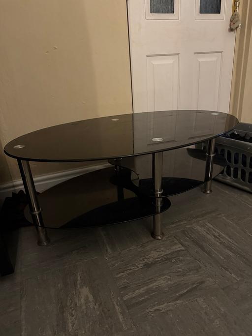 Buy & Sell Southdene Knowsley - Photos for Black Glass TV Unit