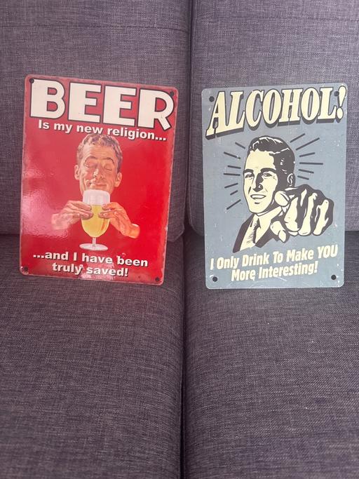 Buy & Sell Alrewas Lichfield - Photos for Man Cave Signs