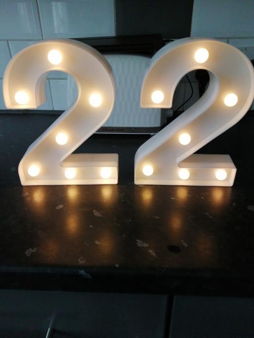 Buy & Sell Wednesfield Wolverhampton - Photos for battery operated numbers 8'/2 inches