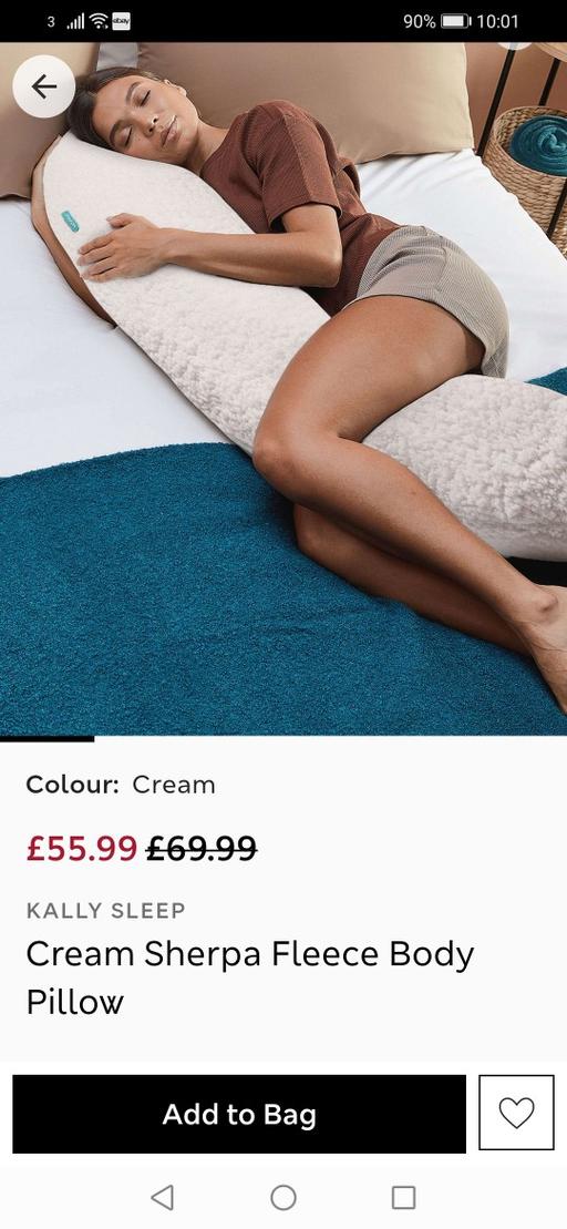 Buy & Sell Heath Town Wolverhampton - Photos for New Kally Sherpa fleece body pillow RRP £70