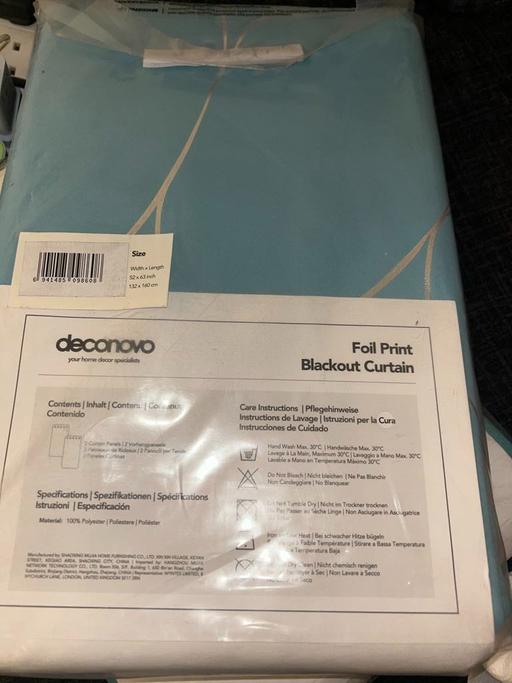 Buy & Sell Harpurhey Manchester - Photos for Seligman Wave Foil Printed Curtains