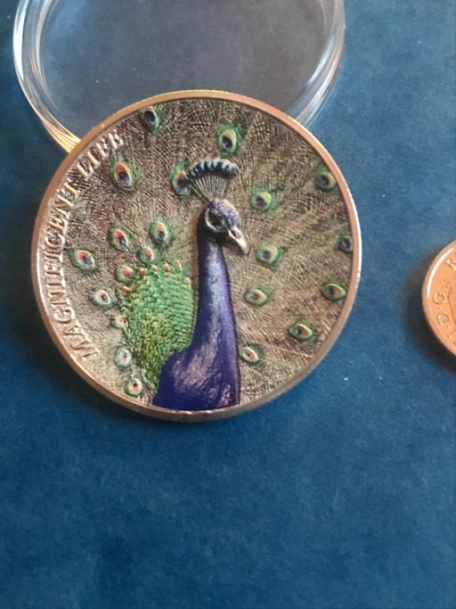 Buy & Sell Didsbury Manchester - Photos for Cook Islands Peacock Silver coin 2022