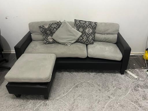 Buy & Sell Archway North London - Photos for 3-Seater Sofa with Ottoman