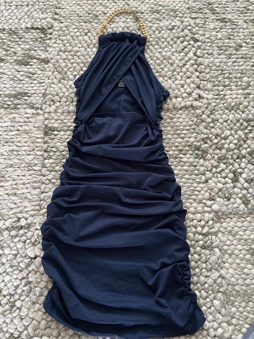 Buy & Sell Sheldon Birmingham - Photos for Midnight blue, gold Ulter neck dress