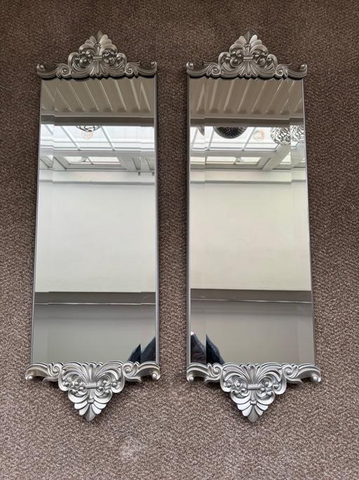Buy & Sell Bushbury Wolverhampton - Photos for Dunelm 2 ornate mirrors £20 pair
