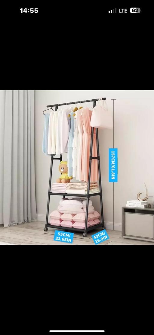 Buy & Sell Hampstead North West London - Photos for Metal Clothes Hanging Rack