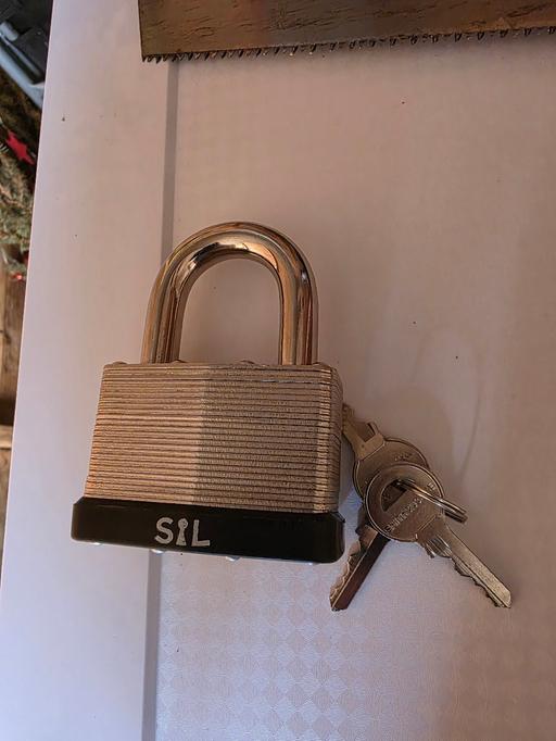 Buy & Sell Erdington Birmingham - Photos for A padlock with letters 'SL' engraved on it