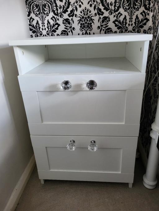 Buy & Sell Freezywater North London - Photos for two drawer large bedside cabinet