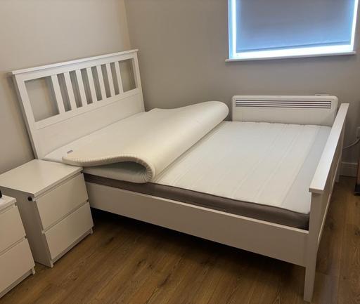 Buy & Sell Haydons Road South West London - Photos for IKEA double bed set HEMNES HUSVIKA