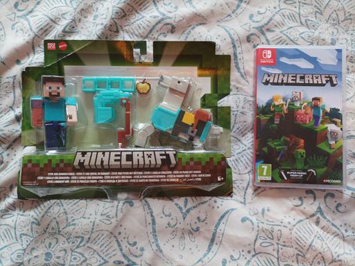 Buy & Sell Upper Gornal Dudley - Photos for Minecraft Nintendo switch game with figures