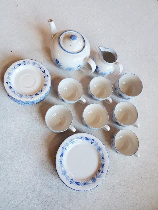 Buy & Sell Southfleet Dartford - Photos for M&S Heritage Blue & Cream Full Tea Service