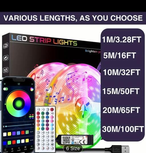 Buy & Sell Cubitt Town East London - Photos for 20m led strip lights new