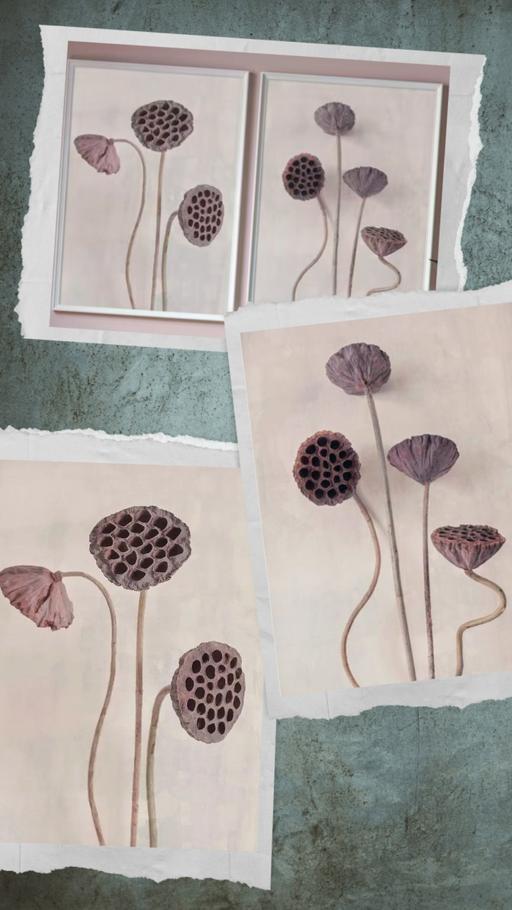 Buy & Sell Mickleover Derby - Photos for Ikea Poster/Prints Flowers in vintage Style
