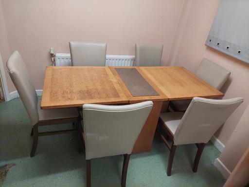 Buy & Sell Holme Wood Bradford - Photos for Dining Table & 6 Chairs - Quality Heavy Duty