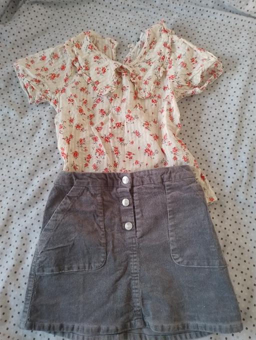Buy & Sell Darlaston Walsall - Photos for 6-7 Girls Primark blouse & Denim Co skirt