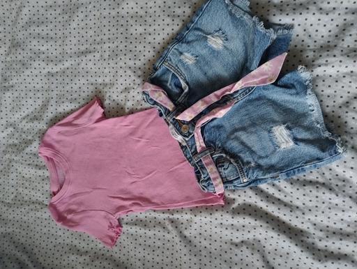 Buy & Sell Moxley Walsall - Photos for 6-7 years Girls Primark top & Denim Co shorts