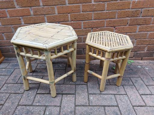 Buy & Sell Kings Norton Birmingham - Photos for Bamboo nest set of 2 tables