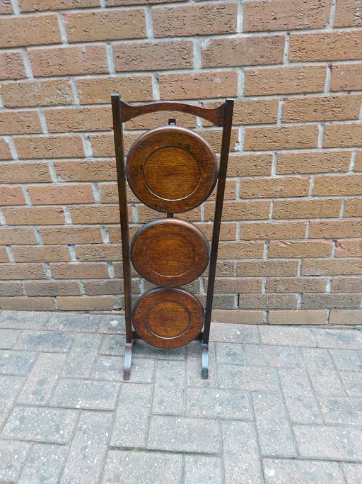 Buy & Sell Kings Norton Birmingham - Photos for Vintage oak cake/plant stand