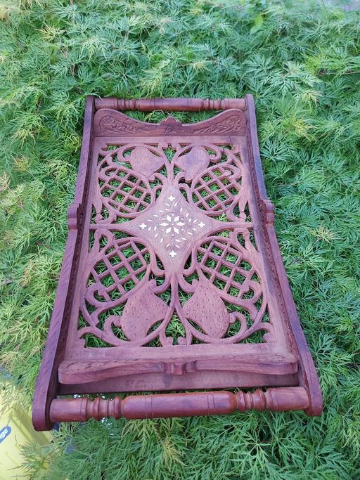Buy & Sell Kings Norton Birmingham - Photos for Vintage wooden hand carved tray