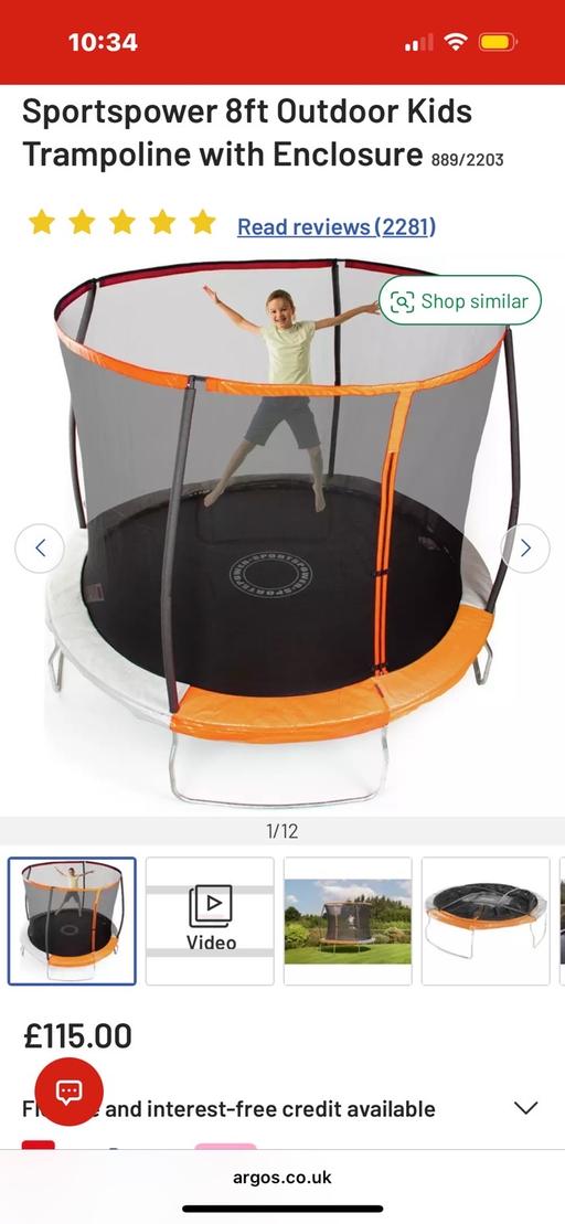 Buy & Sell Manvers Rotherham - Photos for 8ft trampoline