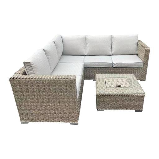 Buy & Sell Coventry City Centre Coventry - Photos for L-Shaped Brown Rattan Garden Sofa Set