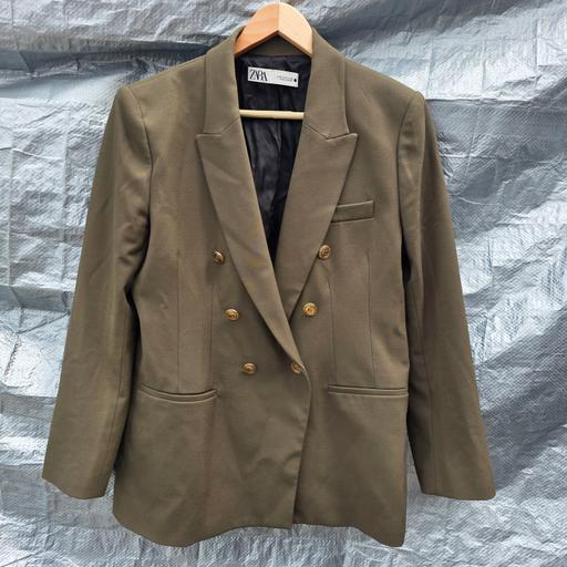Buy & Sell Stourbridge Dudley - Photos for Zara Khaki Green Blazer Jacket XL