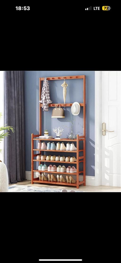 Buy & Sell Hampstead North West London - Photos for Large wooden 5 Tiers Shoe/ Coat Rack