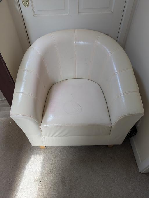 Buy & Sell Blue Bell Hill Tonbridge and Malling - Photos for Cream Tub Chair