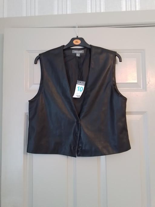 Buy & Sell Brierley Hill Dudley - Photos for size 10 leatherette ladies waistcoat