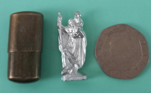Buy & Sell Thatto Heath Saint Helens - Photos for Antique mini st christopher pocket statue