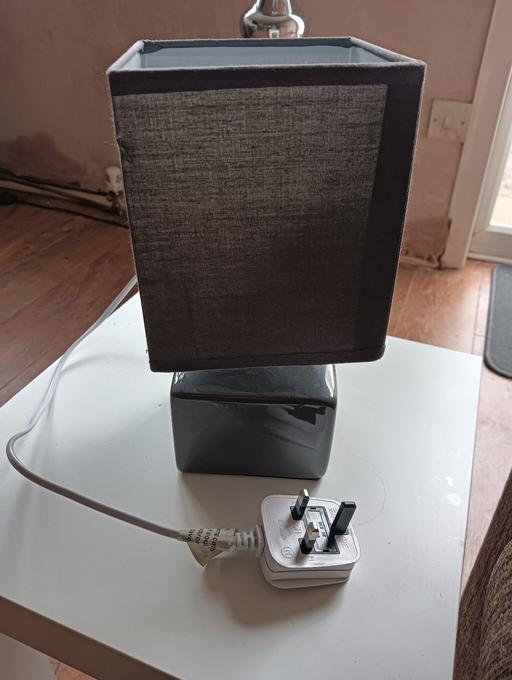 Buy & Sell Upper Gornal Dudley - Photos for Grey bedside lamp