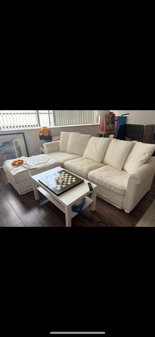Buy & Sell Ladywood Birmingham - Photos for IKEA gronlid sofa with footstool
