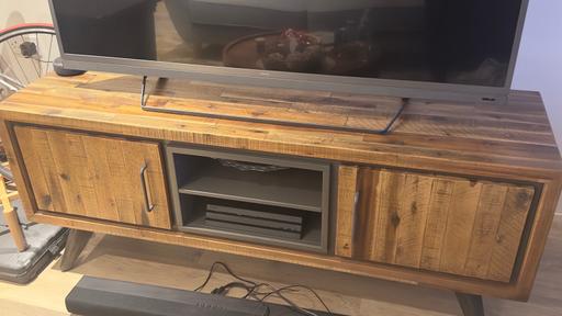 Buy & Sell St Helier South West London - Photos for Solid wood TV Stand for TVs up to 65