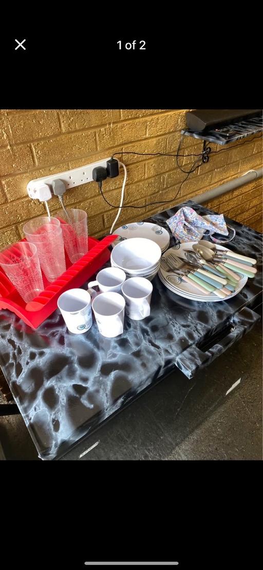 Buy & Sell Church Gresley South Derbyshire - Photos for MELAMINE CUPS , PLATES ,BOWLS AND CUTLERY SET