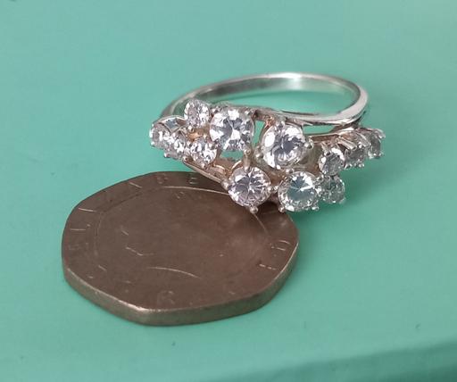 Buy & Sell Thatto Heath Saint Helens - Photos for Hallmarked sterling silver gem cluster ring