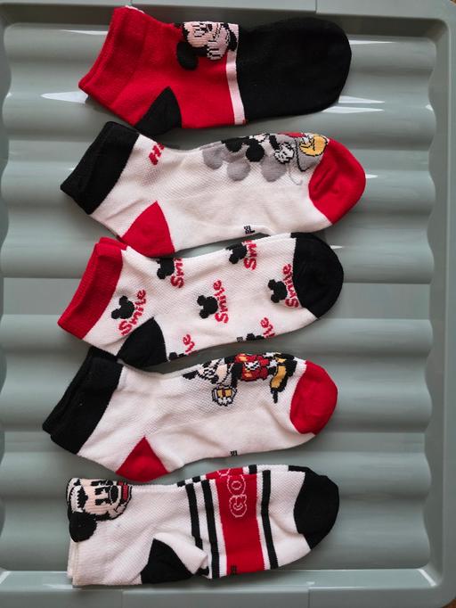 Buy & Sell Blackpool Town Centre Blackpool - Photos for Mickey Mouse socks x 5 age 5-9 yrs NEW