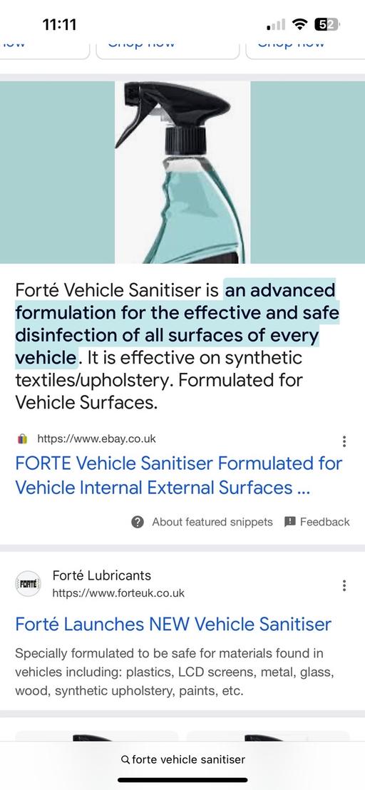 Buy & Sell Wednesfield Wolverhampton - Photos for New vehicle sanitiser