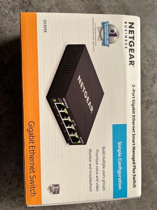 Buy & Sell Leicestershire Harborough - Photos for Netgear 5-port Gigabit Ethernet Smart Switcg